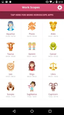 Work Horocope android App screenshot 10