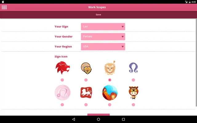 Work Horocope android App screenshot 5
