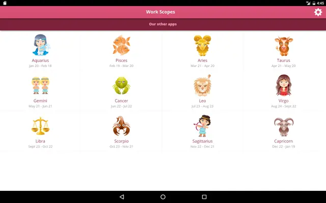 Work Horocope android App screenshot 6