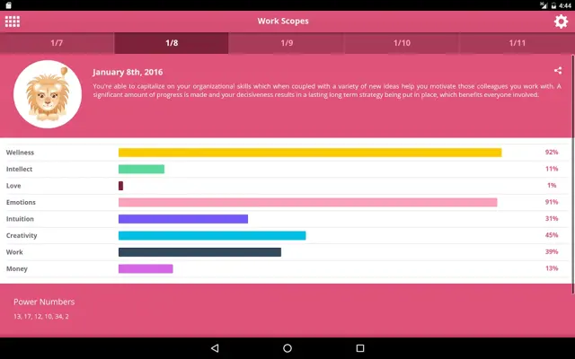 Work Horocope android App screenshot 7